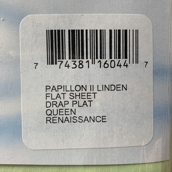 Cuddle Down Green 400 Thread Count 100% Cotton Queen Flat Sheet - Picture 4 of 5
